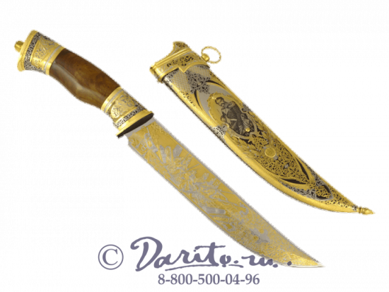 Подарочный авторский нож «Денис Давыдов»