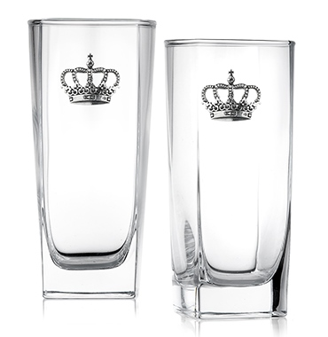 Подарочный набор из 2-х стаканов для воды «Царица»