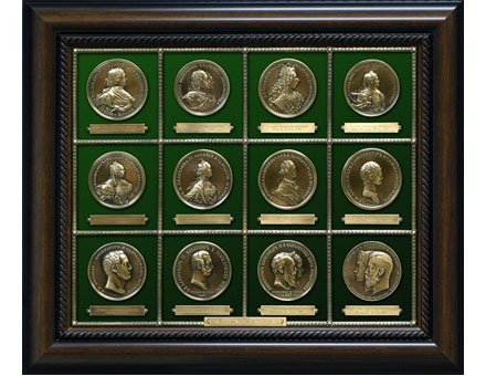 Комплект медалей «Коронации Российских императоров»