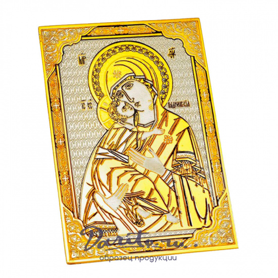 Иконка карманная «Владимирская” с кожаным чехлом
