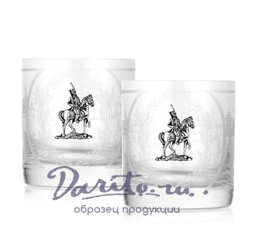 Подарочный набор из 2-х стаканов «Гусарская баллада»