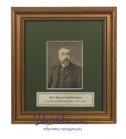 Портрет «Кауфман П.М. министр народного просвещения 1906-1908»