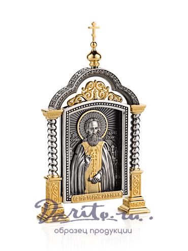 Парадная икона «Сергий Радонежский»