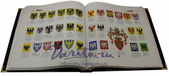 Подарочная книга «Геральдика. История, терминология, символы и значения гербов и эмблем»