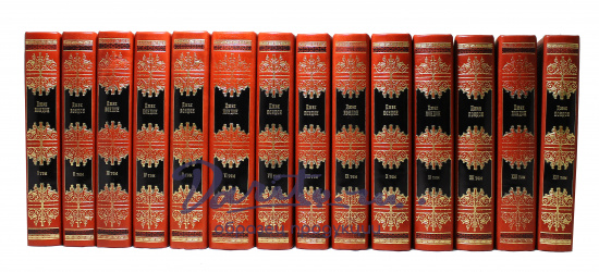 Собрание сочинений Джека Лондона в 14 томах в кожаном переплете ручной работы