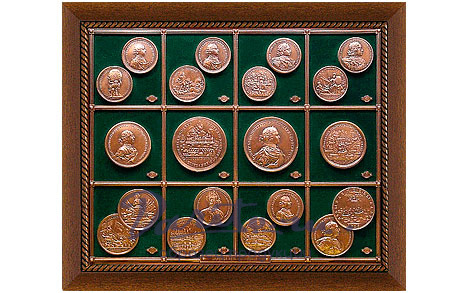 Подарочный комплект медалей «Медали эпохи Петра I»