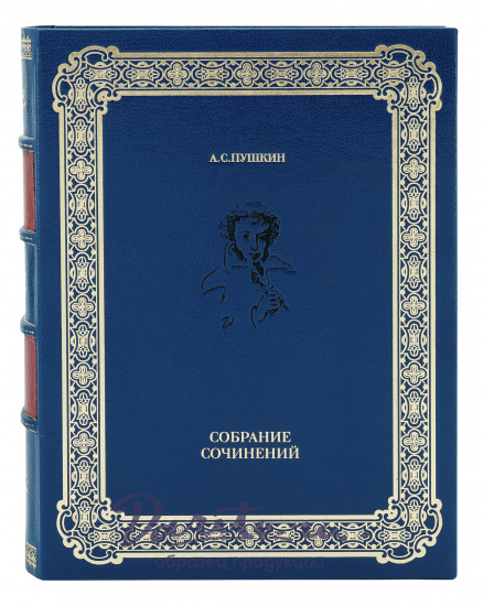 Сейф-книга из кожи «Пушкин»
