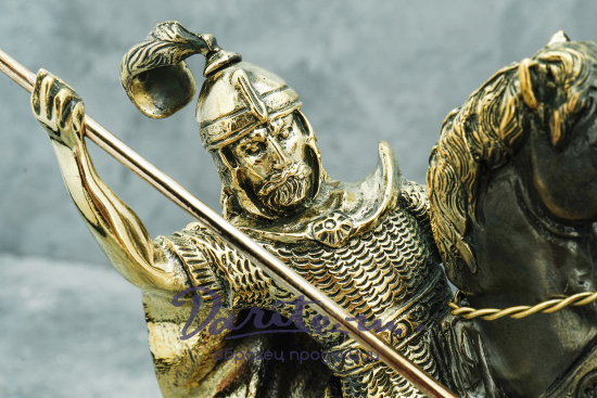 Скульптура из бронзы «Георгий Победоносец»